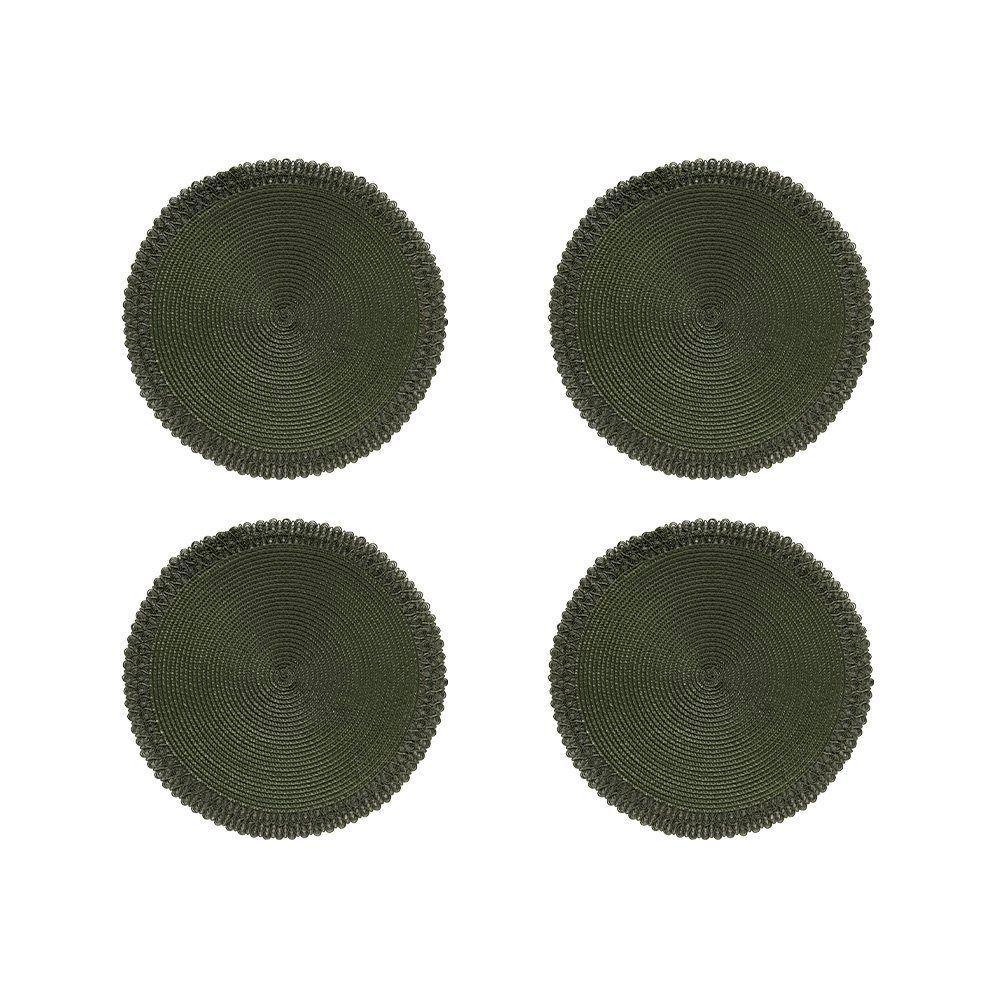 Jogo Americano Copa E Cia 4 Peças Lace Olive - 1