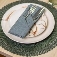 Jogo Americano Copa E Cia 4 Peças Lace Olive - 3