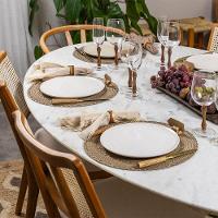 Jogo Americano Copa E Cia 4 Peças Trance Taupe - 4