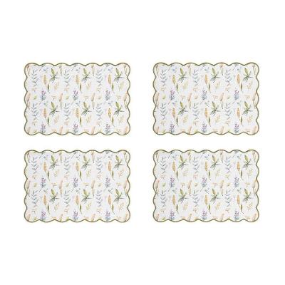 Jogo Americano Copa E Cia 4 Peças Fiorelle Lavanda