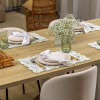 Jogo Americano Copa E Cia 4 Peças Fiorelle Lavanda - 4