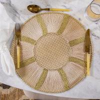 Jogo Americano Copa E Cia Avulso Brazil Nature Celebrate Gold - 3