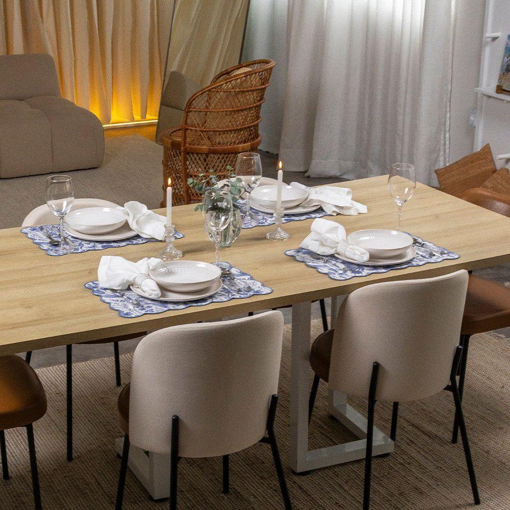 Jogo Americano Copa E Cia 4 Peças Fiorelle Gardenia - 4