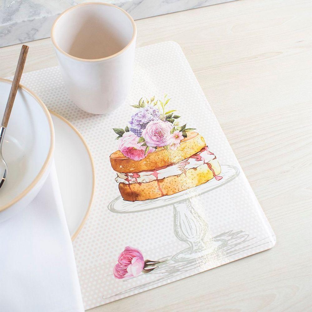 Jogo Americano Copa E Cia 6 Peças Pvc Print Naked Cake - 4