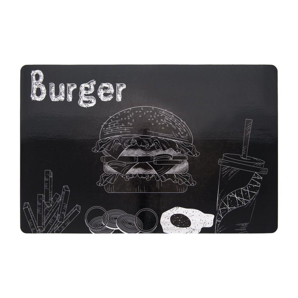 Jogo Americano Copa E Cia 6 Peças Pvc Print Burger - 1