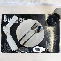 Jogo Americano Copa E Cia 6 Peças Pvc Print Burger - 3