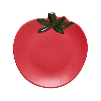 Prato Raso Copa E Cia Aquarelle Em Cerâmica Pomodoro