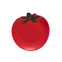 Prato De Sobremesa Copa E Cia Aquarelle Em Cerâmica Pomodoro - 1