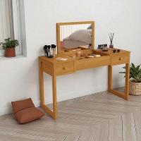 Escrivaninha Penteadeira Com Espelho Multiuso Luanda Fenix Cinamomo/offwhite/cin