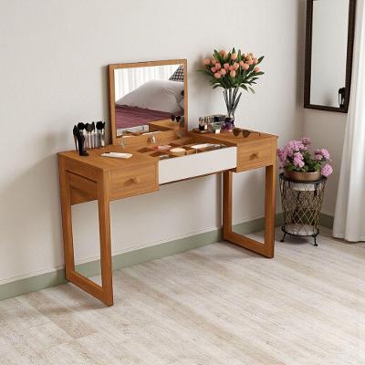 Escrivaninha Penteadeira Com Espelho Multiuso Luanda Fenix Nature/offwhite/nat