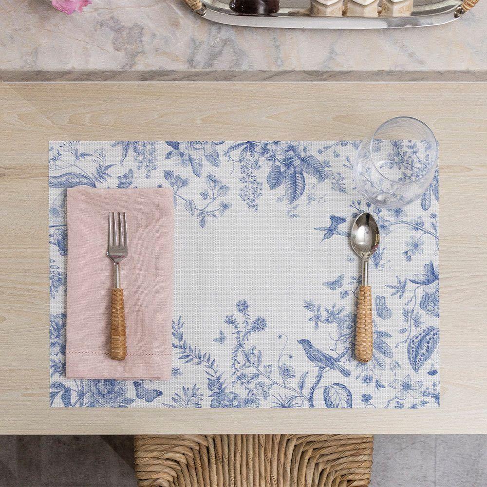 Jogo Americano Copa E Cia 6 Peças Trama Loom Birds - 2