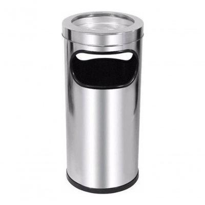 Cinzeiro Com Lixeira Para Condomínios E Empresas - Aço Inox