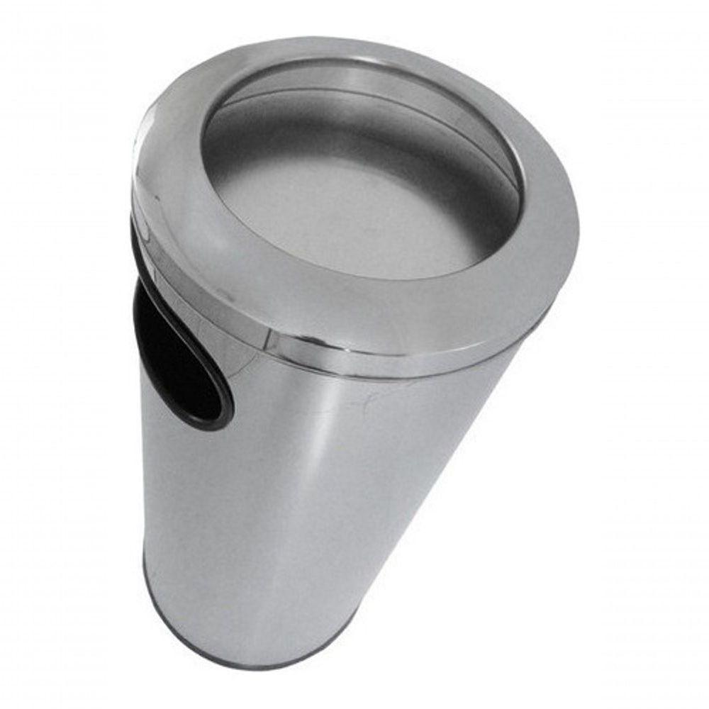 Cinzeiro Lixeira Em Aço Inox Com Aro Em Inox 50 L - 8