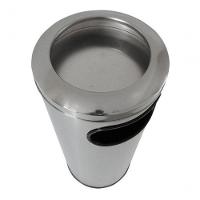 Cinzeiro Lixeira Em Aço Inox Com Aro Em Inox 50 L - 5