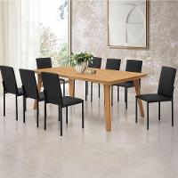 Mesa De Jantar Millena 180cm Em Madeira Maciça Estilo Contemporâneo Imbuia - 1