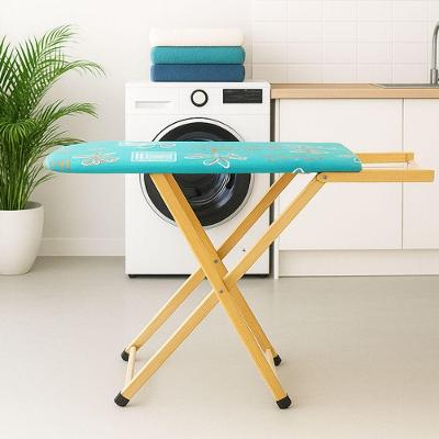 Mesa Tábua De Passar Roupas Madeira Tecido Térmico Com Tomada