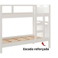 Beliche Seguro - Suporta 100kg/cama Com 2 Colchões D20 Branco - 5