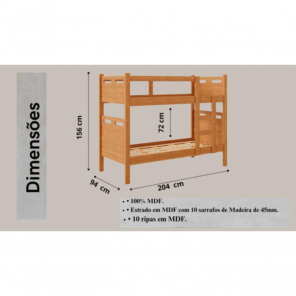 Beliche Ou Duas Camas Solteiro C 2 Colchões - 3