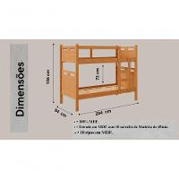Beliche Ou Duas Camas Solteiro C 2 Colchões - 3