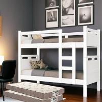Beliche Com 2 Colchões D33 Premium – Conforto E Segurança Branco - 1