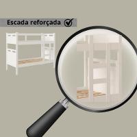 Beliche Solteiro Reforçada + 2 Colchões D33 14 Cm Premium Branco - 5