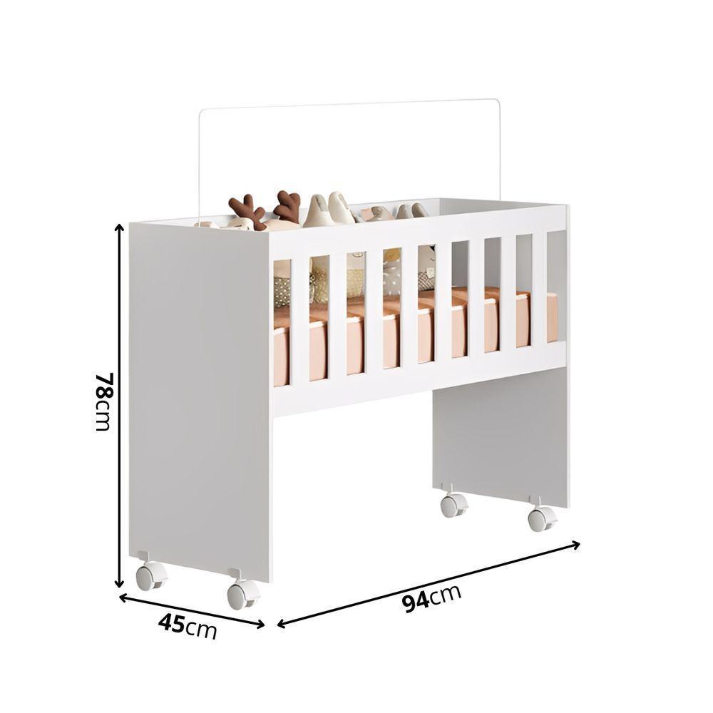 Mini Berço Mobigu 5 Em 1 Com Colchão E Suporte Mosquiteiro - 4