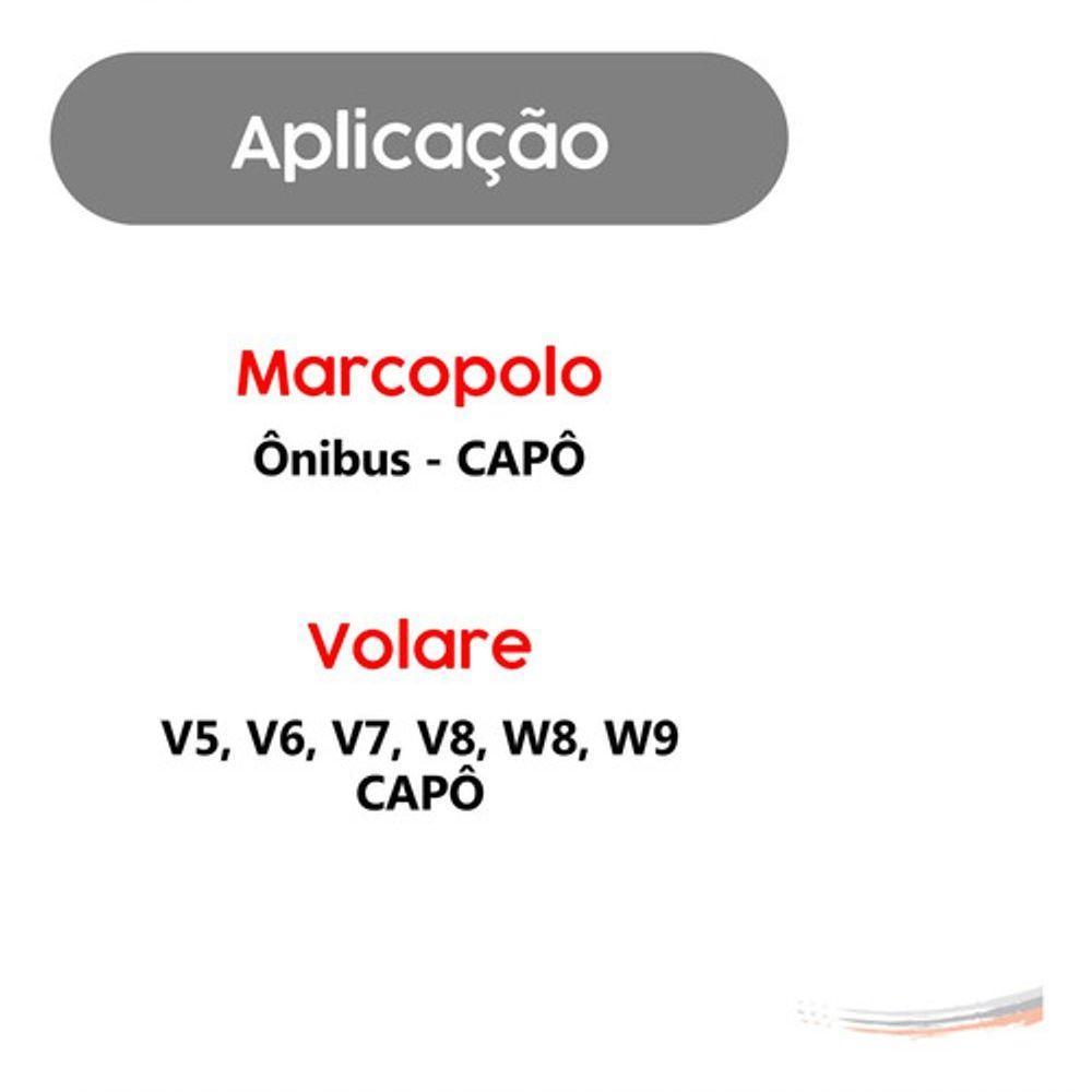 Amortecedor Mola Gás Capô ônibus Marcopolo Volare [f103] - 2