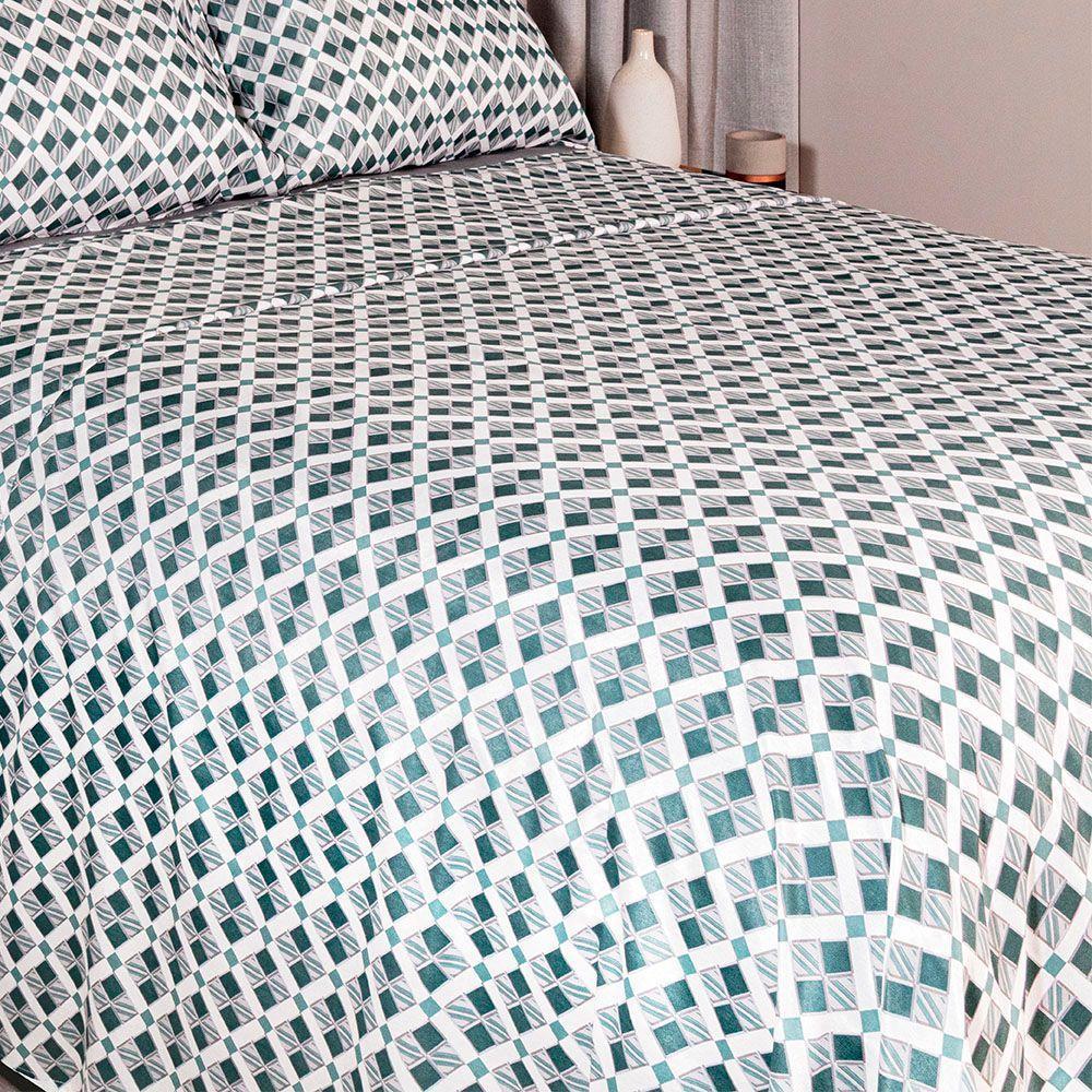 Jogo De Cama Duplo Casal 4 Peças 140 Fios 250x220cm Cael Realce Premium - Sultan - 4