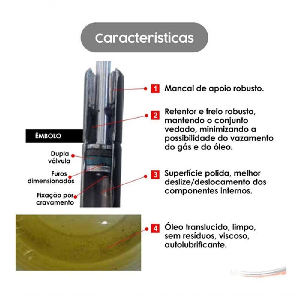 Amortecedor Tampa Motor ônibus Caio 37 Kgf [f103] - 4