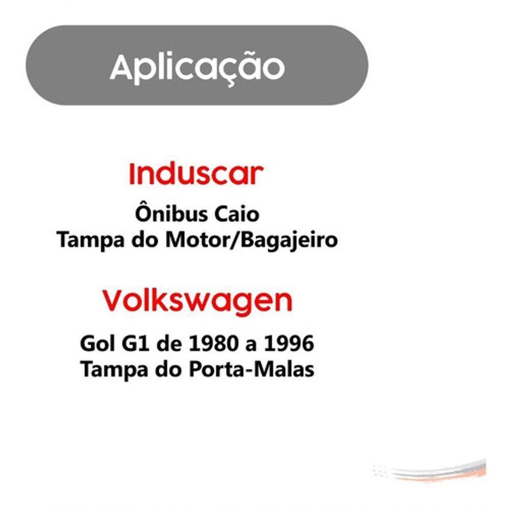Amortecedor Tampa Motor/bagageiro Caio ônibus 37 Kgf [f103] - 3