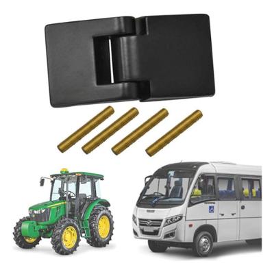 Dobradiça Externa Dupla P/ Porta Agrícola ônibus E Uso Geral [f103]