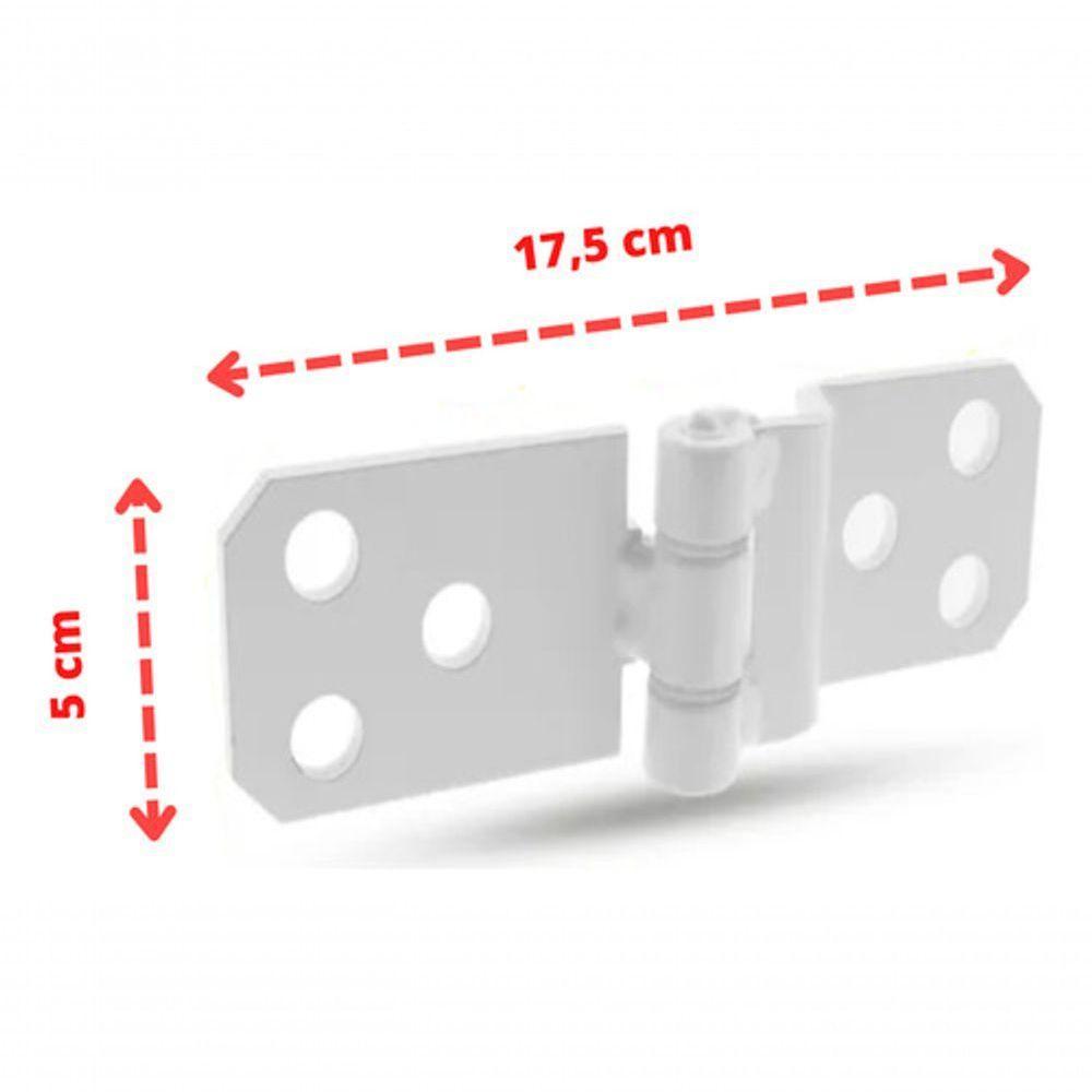Dobradiça Externa P/ Porta Ferro Agrícola ônibus E Uso Geral [f103] - 4