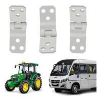 Kit 3 Dobradiças P/ Porta Ferro Agrícola ônibus Uso Geral - Un / 3 [f103] - 1