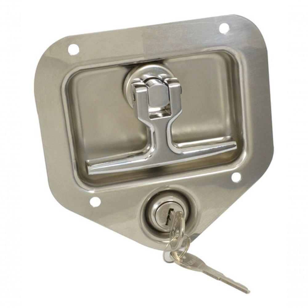 Maçaneta Externa Porta C/ Chave Linha Agrícola Baús ônibus [f103] - 1