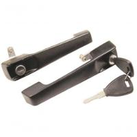 Par Maçaneta Ext Porta Dir Esq Zamac Família Mb ônibus [f103] - 1