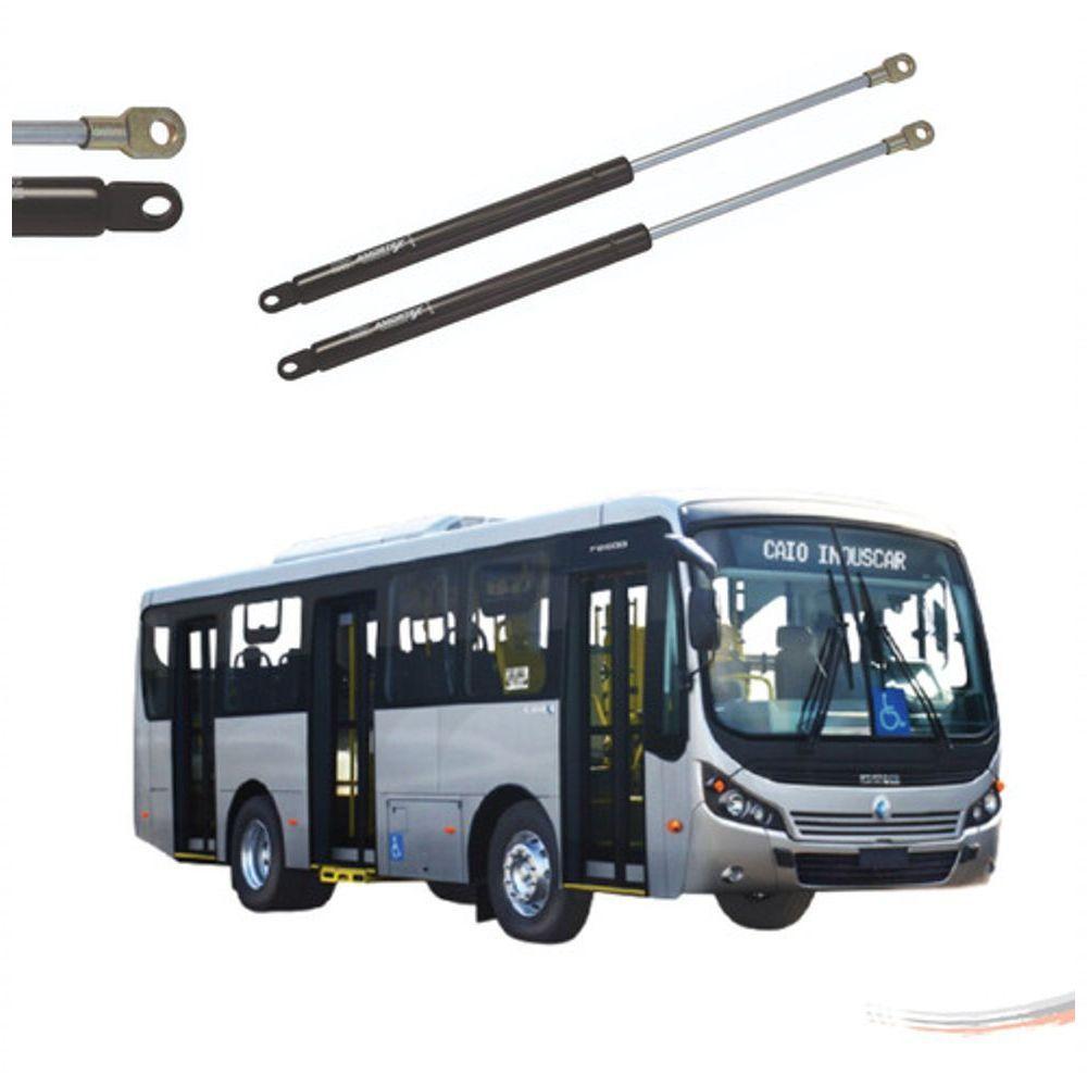 Par Amortecedores Tampa Motor ônibus Caio 42,7x25,7 Cm 37 Kg [f103] - 1