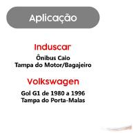 Par Amortecedores Tampa Motor ônibus Caio 42,7x25,7 Cm 37 Kg [f103] - 3