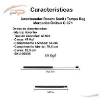 Par Amortecedores Res Sanit/tampa Bag Mercedes ônibus O-371 [f103] - 2