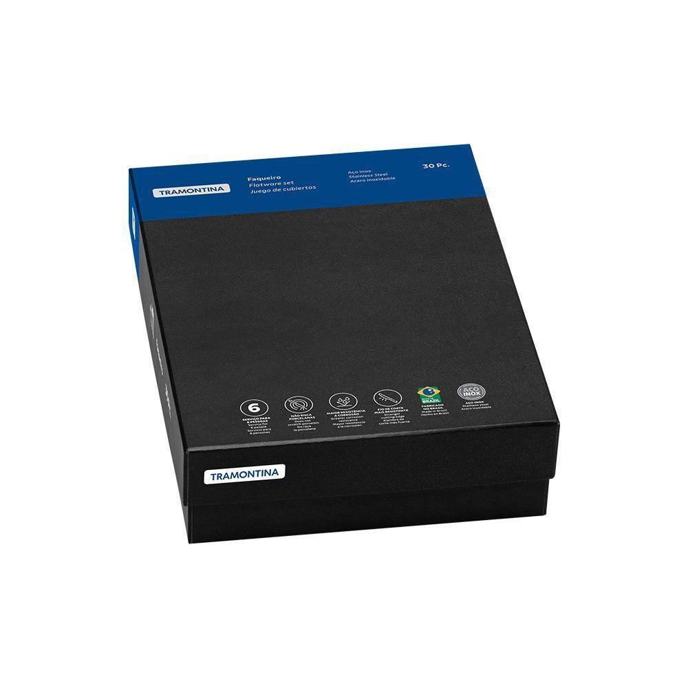 Jogo De Talheres 30 Peças Tramontina Mônaco 66917190 Inox - 2