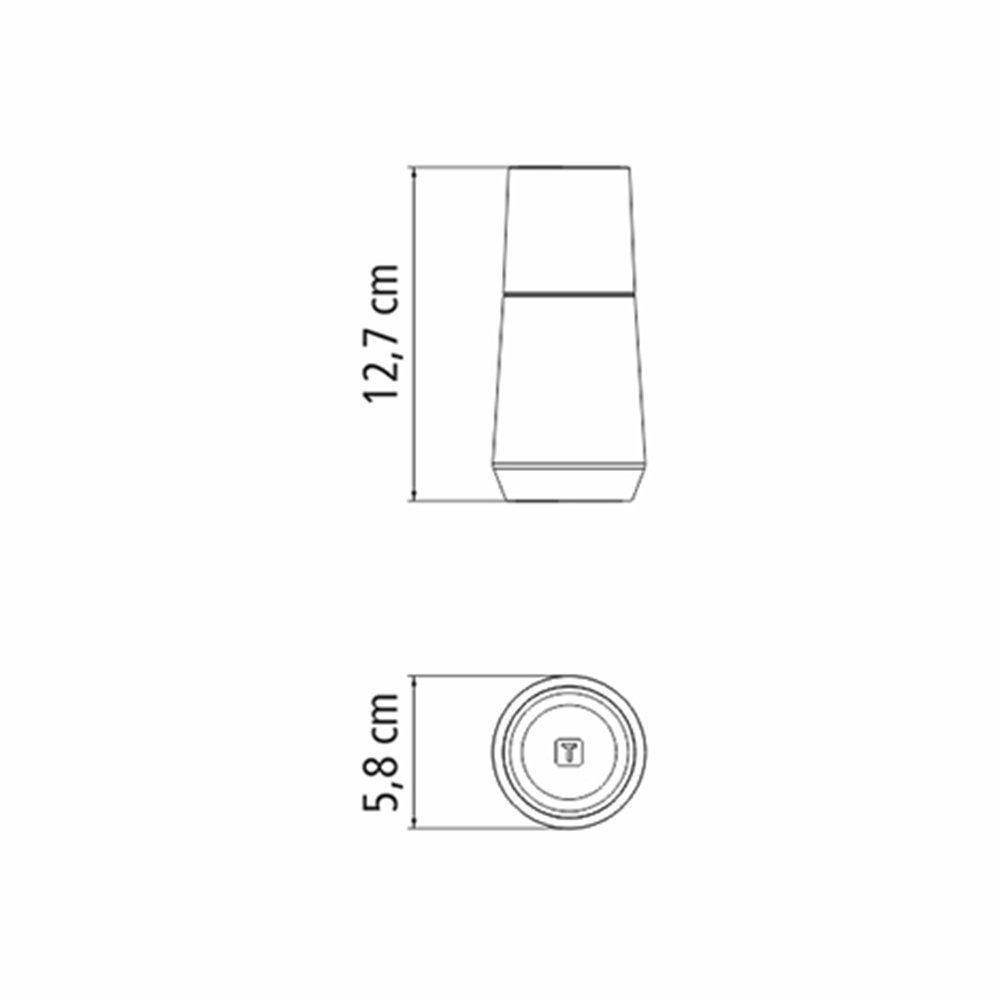 Moedor De Sal E Pimenta Tramontina Realce 61657013 12,7cm Madeira / Preto - 5