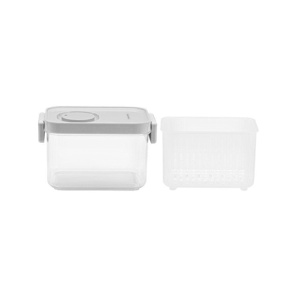 Pote Organizador De Geladeira Tramontina Organizzare 61820090 Com Tampa 900ml Transparente - 4