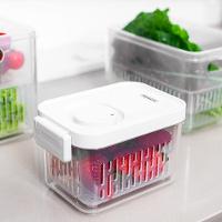 Pote Organizador De Geladeira Tramontina Organizzare 61820090 Com Tampa 900ml Transparente - 6