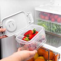 Pote Organizador De Geladeira Tramontina Organizzare 61820090 Com Tampa 900ml Transparente - 7