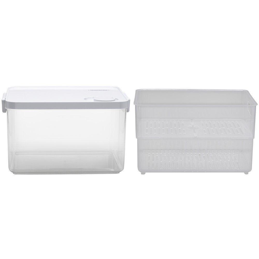 Pote Organizador De Geladeira Tramontina Organizzare 61820620 Com Tampa 6,2l Transparente - 7