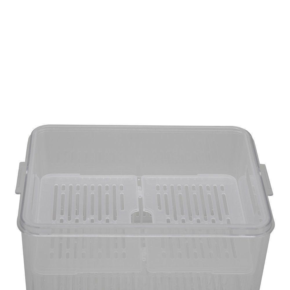 Pote Organizador De Geladeira Tramontina Organizzare 61820620 Com Tampa 6,2l Transparente - 10