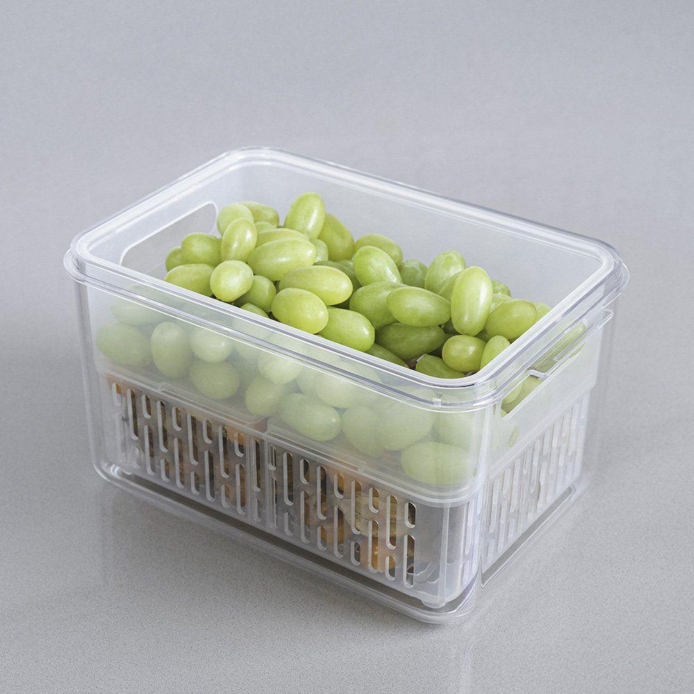 Pote Organizador De Geladeira Tramontina Organizzare 61820280 Com Tampa 2,8l Transparente - 3