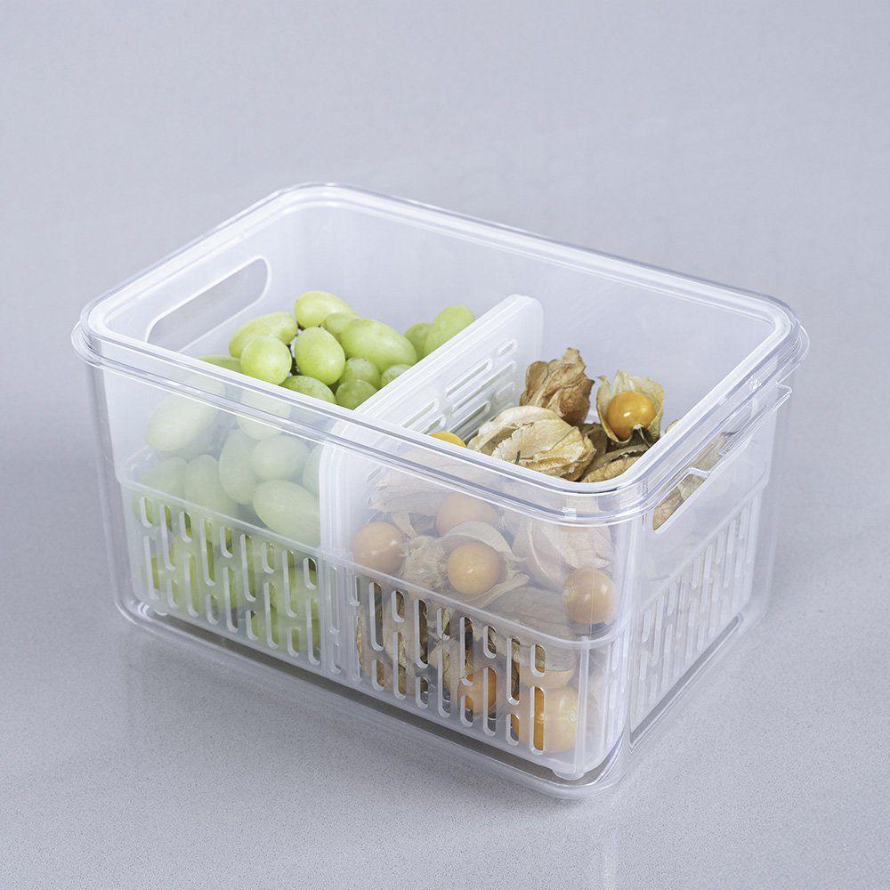 Pote Organizador De Geladeira Tramontina Organizzare 61820280 Com Tampa 2,8l Transparente - 4