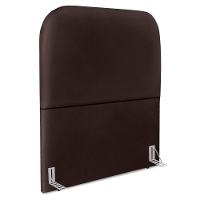 Cabeceira Solteiro 90 Cm Com Frame Alana Corino Marrom Artte Marrom - 1