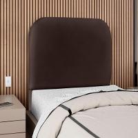 Cabeceira Solteiro 90 Cm Com Frame Alana Corino Marrom Artte Marrom - 2