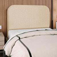 Cabeceira Queen 160 Cm Com Frame Alana Linho Bege Artte Bege - 2